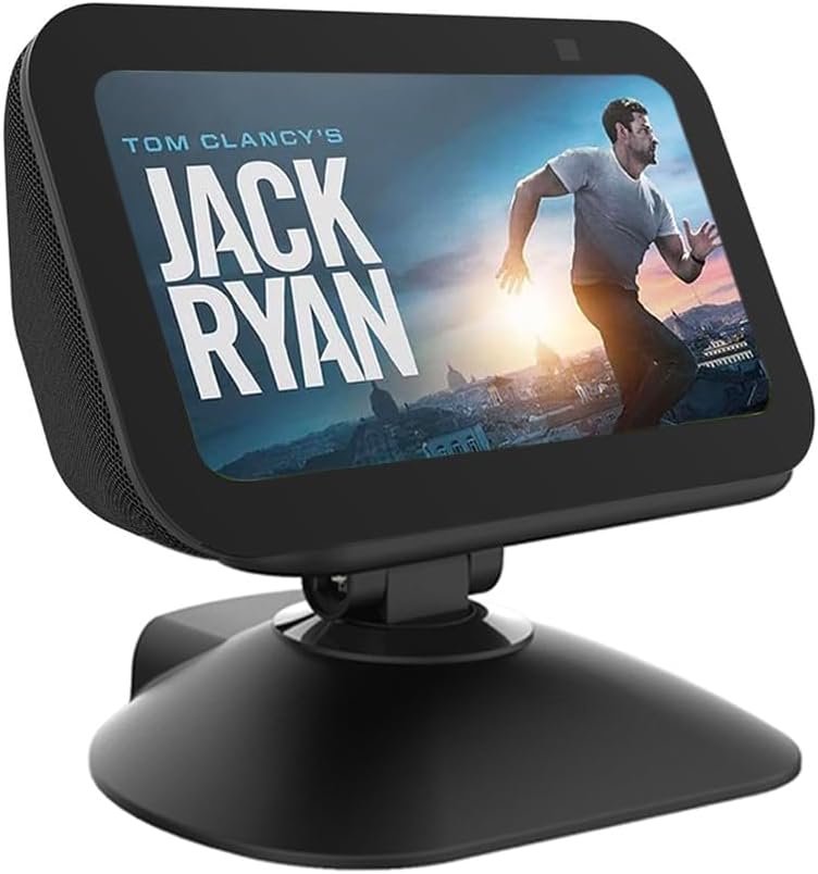 Dianves Adjustable Stand for Echo Show 5 (3rd Gen)， Tilt + Swivel Stand Multi Angle Rotation Magnetic Anti-Slip Base for Show 5,Rotatable All Around Compatible with Mobile Phones - Image 1